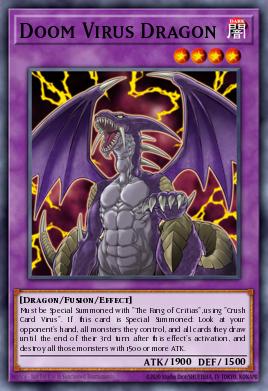 Doom Virus Dragon Yu-Gi-Oh card