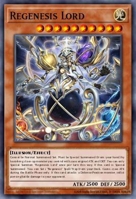 Regenesis Lord Yu-Gi-Oh card
