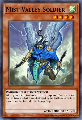 Mist Valley Soldier Yu-Gi-Oh card