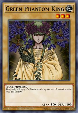 Green Phantom King Yu-Gi-Oh card