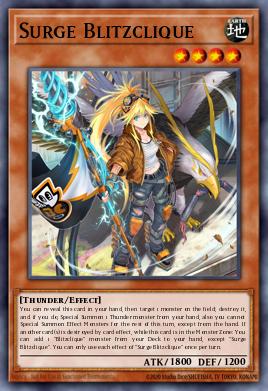 Surge Blitzclique Yu-Gi-Oh card