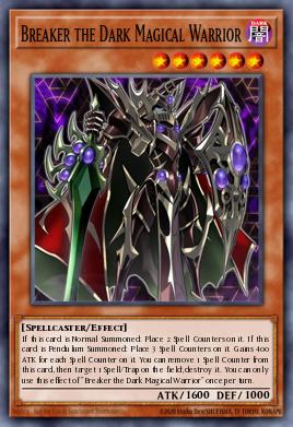 Breaker the Dark Magical Warrior Yu-Gi-Oh card