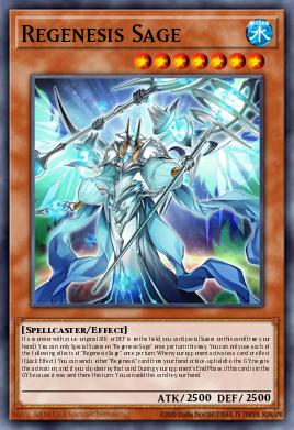 Regenesis Sage Yu-Gi-Oh card