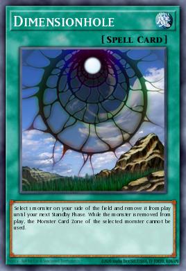 Dimensionhole Yu-Gi-Oh card