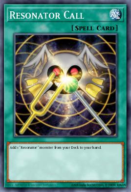 Resonator Call Yu-Gi-Oh card