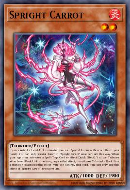 Spright Carrot Yu-Gi-Oh card