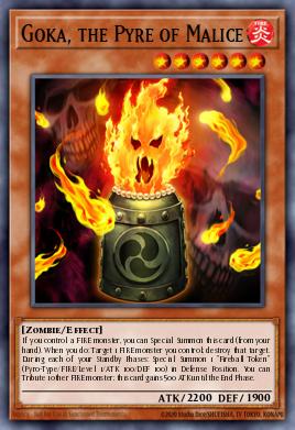 Goka, the Pyre of Malice Yu-Gi-Oh card