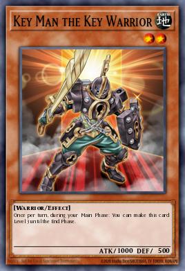 Key Man the Key Warrior Yu-Gi-Oh card