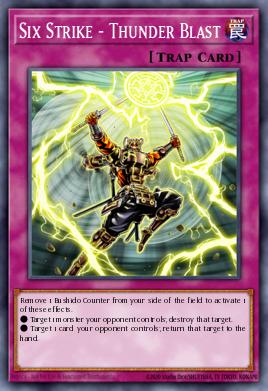Six Strike - Thunder Blast Yu-Gi-Oh card