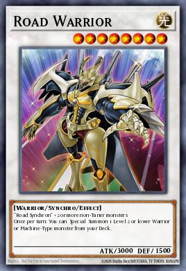 Road Warrior Yu-Gi-Oh card