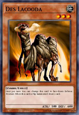 Des Lacooda Yu-Gi-Oh card