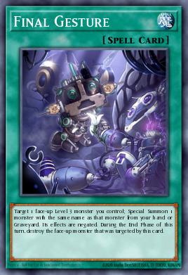 Final Gesture Yu-Gi-Oh card