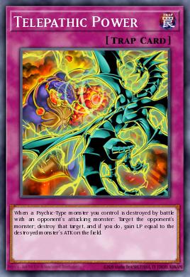 Telepathic Power Yu-Gi-Oh card