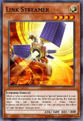 Link Streamer Yu-Gi-Oh card