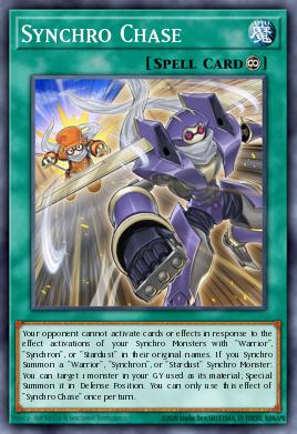 Synchro Chase Yu-Gi-Oh card
