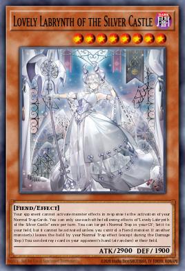 Lovely Labrynth of the Silver Castle Yu-Gi-Oh card