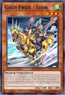 Gold Pride - Leon Yu-Gi-Oh card