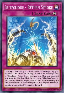 Blitzclique - Return Stroke Yu-Gi-Oh card