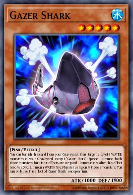 Gazer Shark Yu-Gi-Oh card