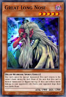 Great Long Nose Yu-Gi-Oh card