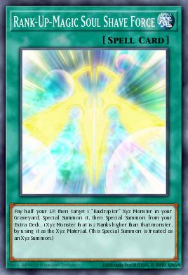 Rank-Up-Magic Soul Shave Force Yu-Gi-Oh card