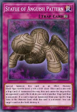 Statue of Anguish Pattern Yu-Gi-Oh card