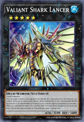 Valiant Shark Lancer Yu-Gi-Oh card