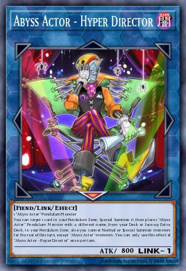 Abyss Actor - Hyper Director Yu-Gi-Oh card