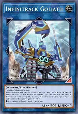 Infinitrack Goliath Yu-Gi-Oh card
