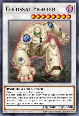 Colossal Fighter Yu-Gi-Oh card