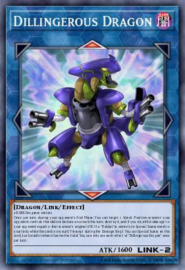 Dillingerous Dragon Yu-Gi-Oh card