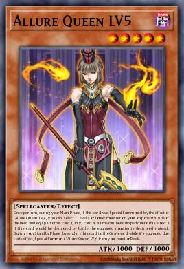 Allure Queen LV5 Yu-Gi-Oh card