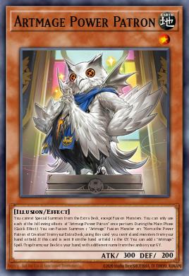 Artmage Power Patron Yu-Gi-Oh card