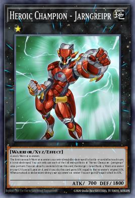 Heroic Champion - Jarngreipr Yu-Gi-Oh card