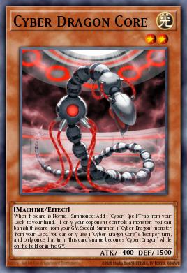 Cyber Dragon Core Yu-Gi-Oh card