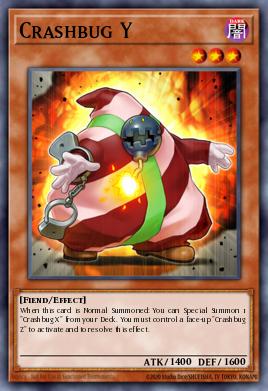 Crashbug Y Yu-Gi-Oh card