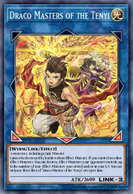Draco Masters of the Tenyi Yu-Gi-Oh card