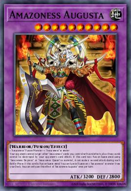 Amazoness Augusta Yu-Gi-Oh card