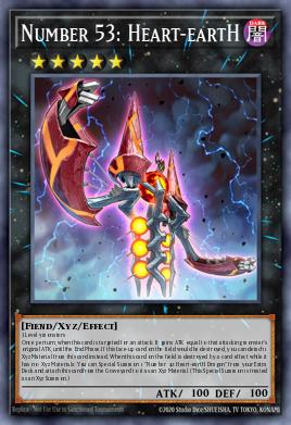 Number 53: Heart-eartH Yu-Gi-Oh card