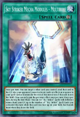 Sky Striker Mecha Modules - Multirole Yu-Gi-Oh card