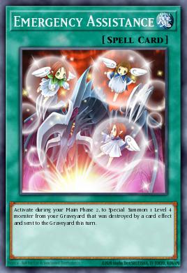 Emergency Assistance Yu-Gi-Oh card