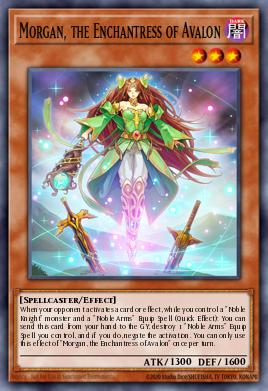 Morgan, the Enchantress of Avalon Yu-Gi-Oh card