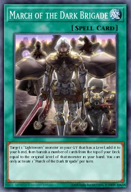 March of the Dark Brigade Yu-Gi-Oh card