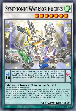 Symphonic Warrior Rockks Yu-Gi-Oh card