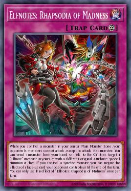 Elfnotes: Rhapsodia of Madness Yu-Gi-Oh card