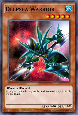 Deepsea Warrior Yu-Gi-Oh card