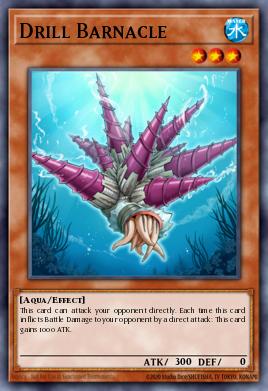 Drill Barnacle Yu-Gi-Oh card