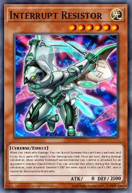 Interrupt Resistor Yu-Gi-Oh card