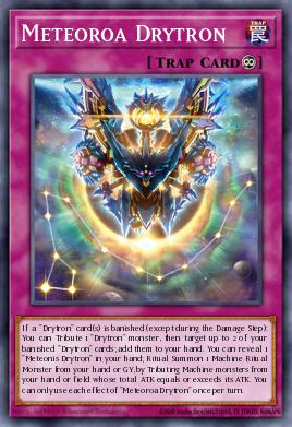 Meteoroa Drytron Yu-Gi-Oh card