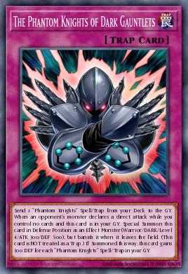 The Phantom Knights of Dark Gauntlets Yu-Gi-Oh card